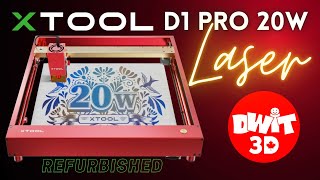 Unboxing and Building the Refurbished Xtool D1 Pro 20W Laser