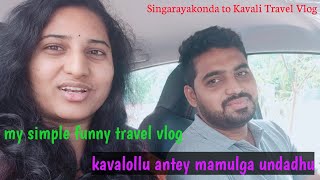 My Simple Travel Vlog|| Kavali Town Vlog|| Kavalollu antey mamulga undadhu||