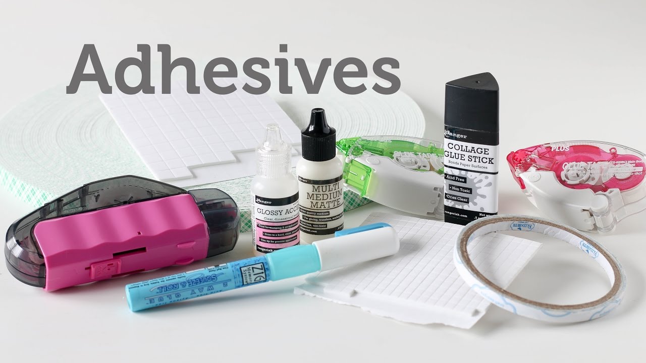 Card Making And Paper Crafting How To Adhesives Youtube