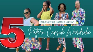 Build your Sewing Capsule Wardrobe with 5 Beginner Friendly Indie Patterns!!