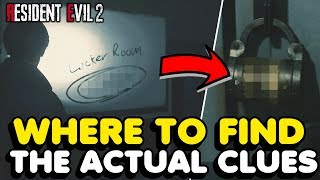 RE2: Remake - Where To Find All Clues For Safes \u0026 Lockers In Resident Evil 2 Remake