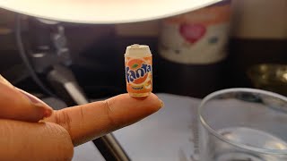 DIY miniature soda can tutorial | With ice cubes