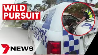 Heart-stopping police chase across Melbourne’s eastern suburbs | 7NEWS