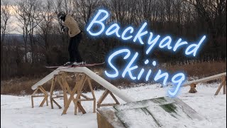 My Backyard Skiing Setup (December 2020)