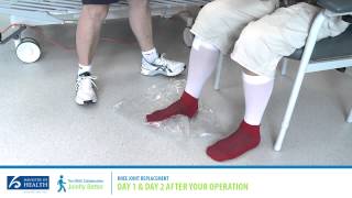 Your guide to knee replacement surgery - 13 - Day 1 & 2 after your operation
