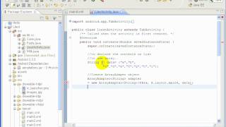 How To create a tabbed the TabHost.