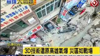 3D技術還原氣爆現場　驚見馬路裂開｜三立新聞台