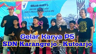 Mengangkat Tema Gaya Hidup  Berkelanjutan : Gelar Karya P5 SDN Karangrejo Dihadiri Kepala Dindikbud