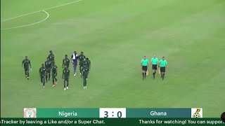 Super Eagles scored 3 first half goals vs Ghana (CHAN Qualifiers)