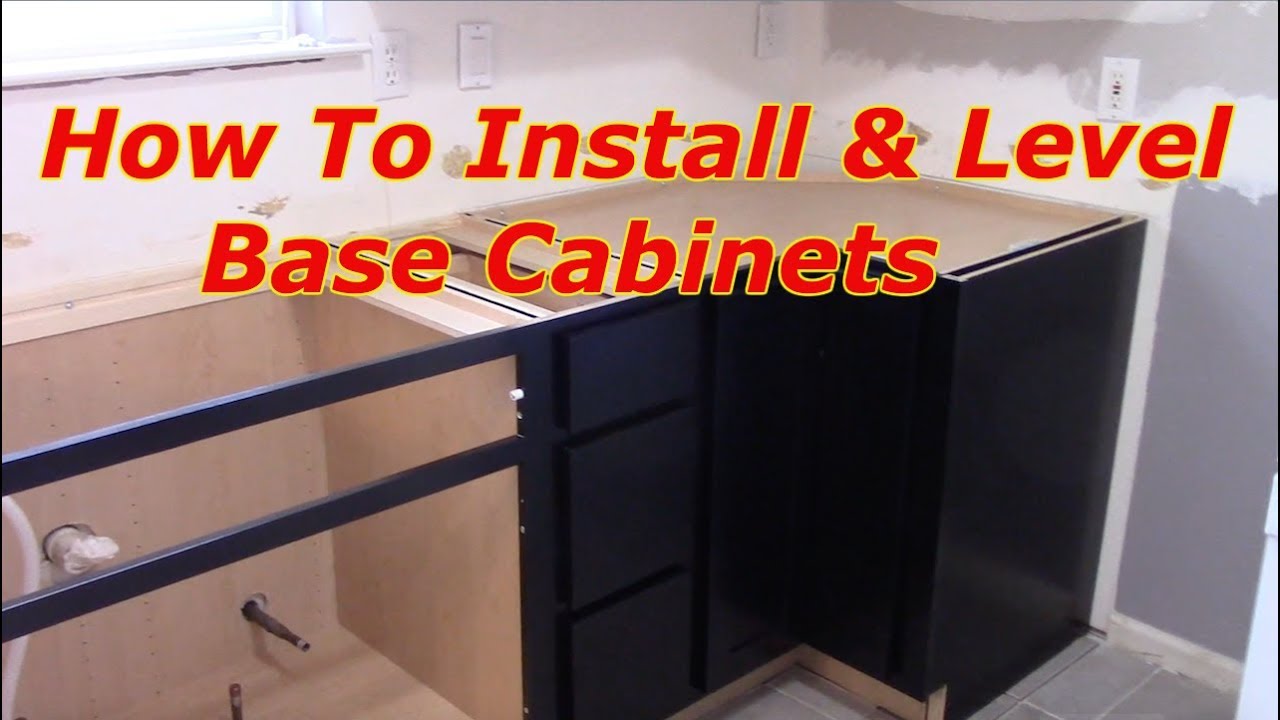 How To Install Base Kitchen Cabinets And Save 1000 00 S Of Dollars You
