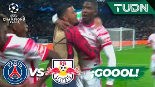 ¡GOL DE LEIPZIG! ¡Mukiele hace golazo!  | PSG 1-2 RB Leipzig | Champions League 21/22 - J3 | TUDN