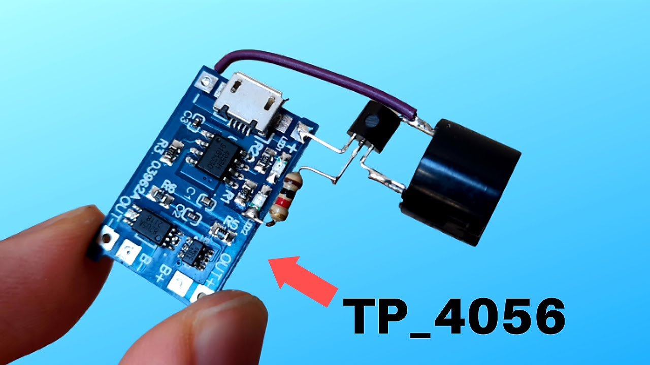 Best Idea With Tp4056 Module Youtube