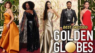 TOP 10 BEST DRESSED AT THE GOLDEN GLOBES AWARDS 2025!