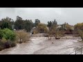 Santa Clara River flows following major storm