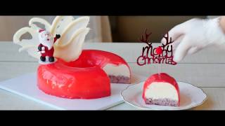 Shiny Christmas cake, 크리스마스! 반짝반짝 크림치즈무스 만들기♥ | 더스쿱