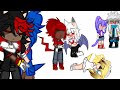 Sonic characters react to their ships//MY AU//gun shot sound warning ⚠️