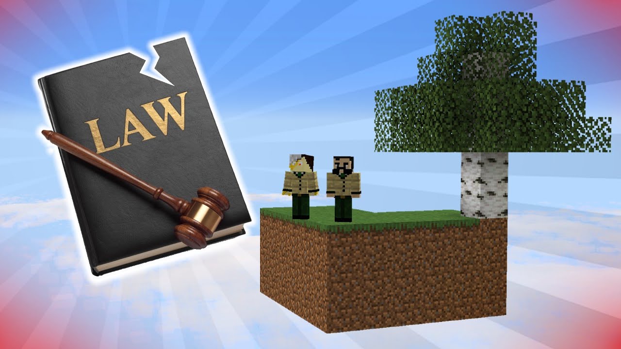 Breaking The Law On Minecraft S First Skyblock Smp Youtube
