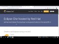 Eclipse Che SaaS Integrated Development Environment IDE