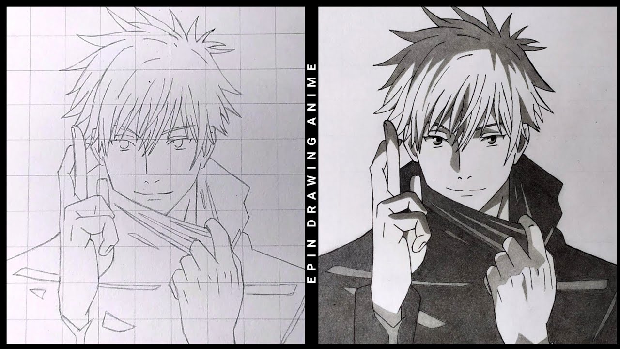 Cara Menggambar Satoru Gojo Jujutsu Kaisen How To Draw Gojo Satoru Cara Menggambar Satoru Gojo Jujutsu Kaisen How To Draw Gojo Satoru