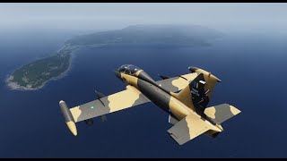 DCS MB339 first fly - startup, takeoff/landing, weapon practice