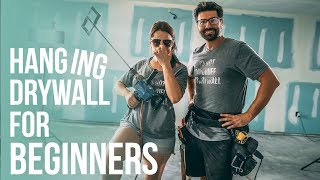 How To Hang Drywall for Beginners  | Nestrs