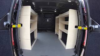 Ford Custom van racking - shelving ideas for tradesmen