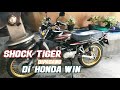 Honda Win Memakai Shock Tiger, Serta Peninggi Shock yang Aman || #Review #HondaWin100