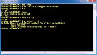 Learn Ruby Programming Lesson - 12 - Variables & Methods!