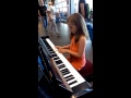 young airport piano player diane lambiet