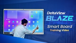 DeltaView Blaze Interactive Flat Panel Training Video | Full Corporate Features Explained