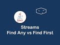 streams find any vs find first in java