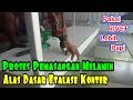 Cara Membuat ETALASE KONTER | #8. Proses Pemasangan Alas Dasar Etalase Konter