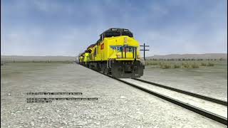 ORTS: High Speed UP C45ACCTE #8037 EB ILXG4X-17 At Wellington, UT