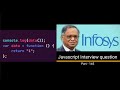 Javascript output based Interview question - Part 144  #javascriptinterview #javascript #reactjs