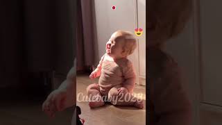 😄cute baby video ❤ try not to laugh ! (#400) #shorts #baby #cutebaby #funny