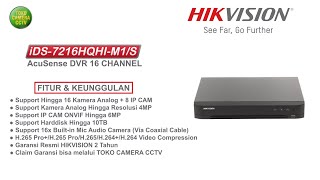 DVR HIKVISION 16 CHANNEL iDS-7216HQHI-M1/S