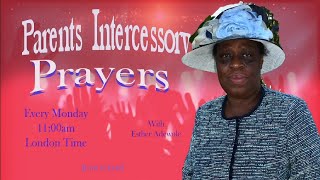 PARENTS INTERCESSORY PRAYERS 22/1121. LET THE HEAD OF MY CHILDREN BE LIFTED UP