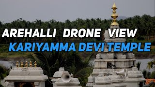 Arehalli drone view || Sri Kariyamma Devi Arehalli || Night view || Jatre