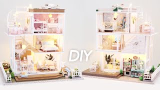 DIY Miniature Dollhouse Kit || Home Sweet Home - With 3 Floors & Garden - Relaxing Satisfying Video