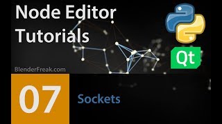 Node Editor Tutorial 07: How to implement Sockets