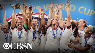 U.S. Women's Soccer World Cup Victory Parade NYC, live stream