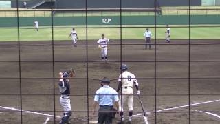 【横浜高校 板川佳矢】2017年4月22日 神奈川県春季大会 4回戦vs桐蔭学園 村井蓮 第1打席