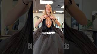 Blonde in one session #haireducation #hairtutorial