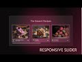 Responsive Slider with Scrollbar | HTML CSS Swiper JS #glassmorphism