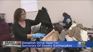 Donation drive held for survivors of earthquakes in Turkey, Syria