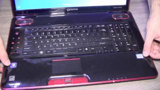 Toshiba Qosmio x500 x8310 gaming laptop hands on, spec rundown and boot