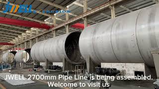 Jwell 2700mm HDPE Pipe Line Extrusion Line