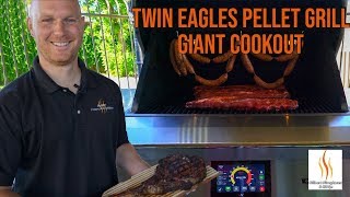 Twin Eagles Pellet Grill Demo -UNBELIEVABLE FEATURES!