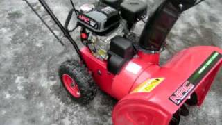 Winter cold start NAC snow blower (odśnieżarka NAC zimowe odpalanie)