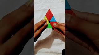 New pyramix cube first step##trending#viral#shortsvideo#video##rubik#cubes#new#puzzle#